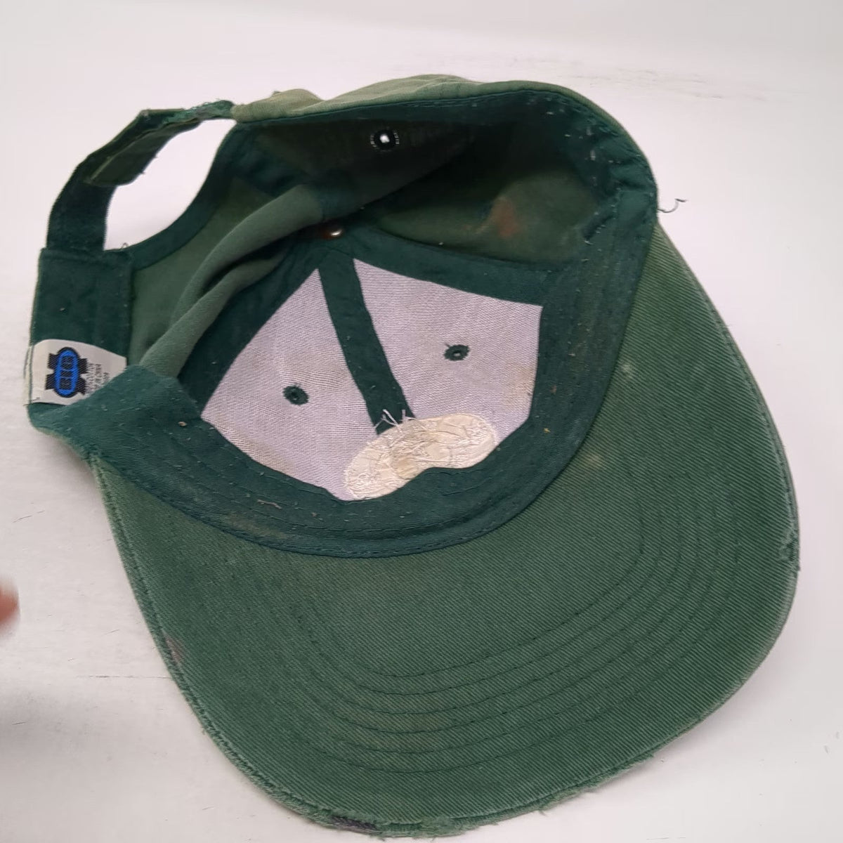 BIG Baseball Cap Green OSFM White Pine Forest Engineers Adjustable Cotton Hat