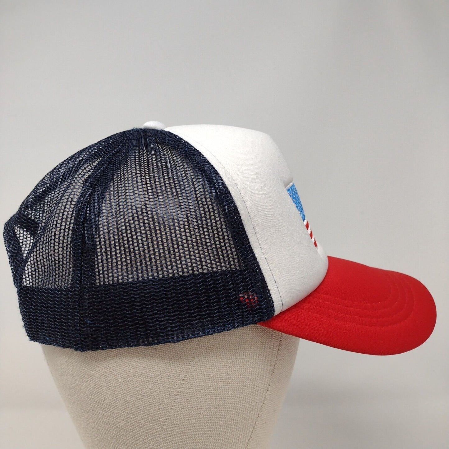 American Flag Snapback Mesh Back Trucker Hat Multi OSFA Old Navy