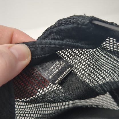 SRF Snapback Mesh Back Trucker Hat Black One Size Adjustable Richardson