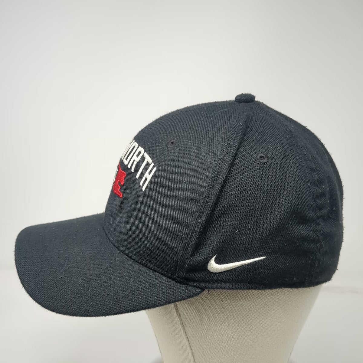 Nike Whitworth University Pirates Baseball Cap Black One Size Dri-Fit Hat