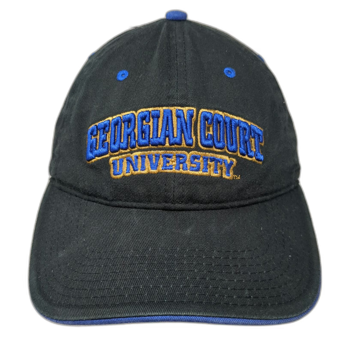 The Game Georgian Court University NCAA Hat Black One Size Slideback Embroidery