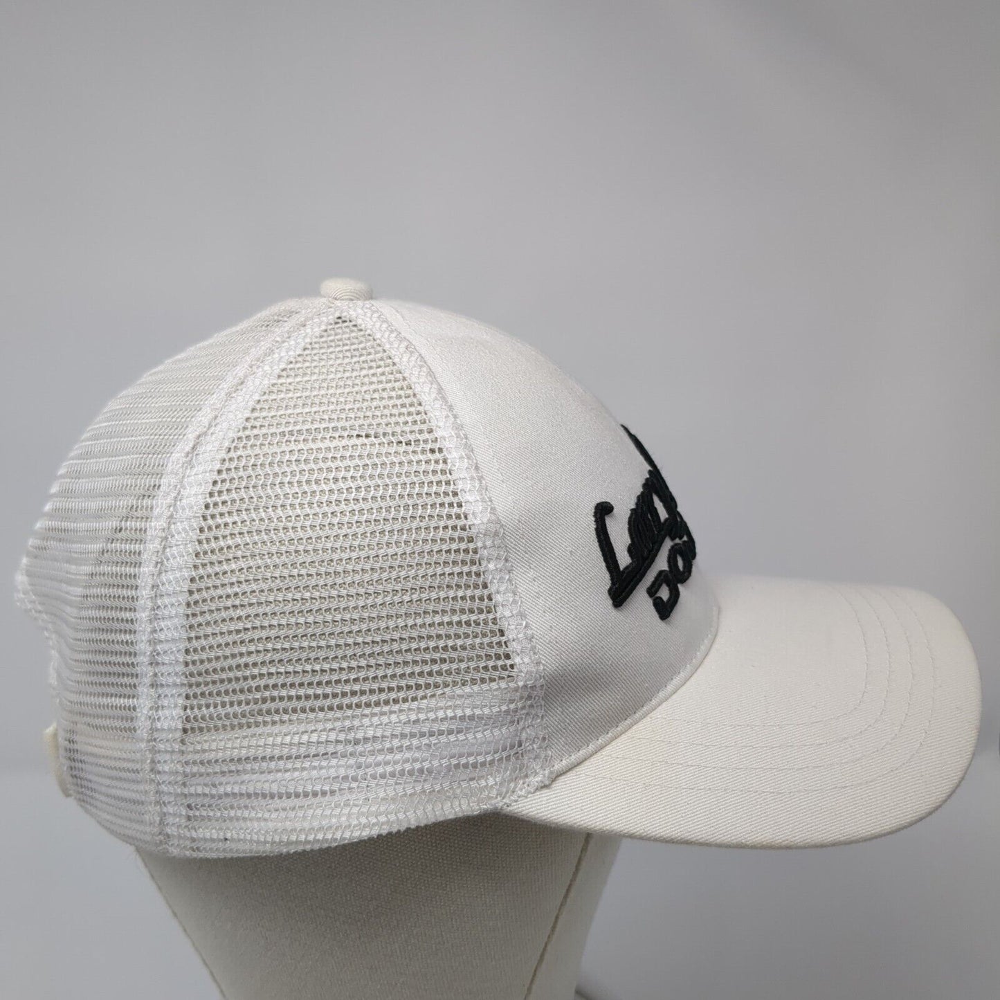 Larry Hillis Dodge Strapback Trucker Hat White OS Adjustable Mesh Back Paramount