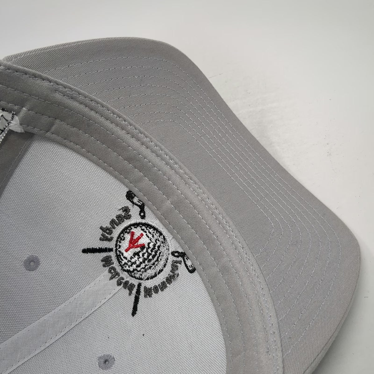 Richardson Trucker Hat Gray One Size Sandy McLeod Memorial Spurs Spikes Golf