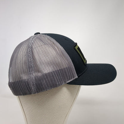Idaho Patch Snapback Trucker Hat Black MD/LRG Mesh Back Colorblock