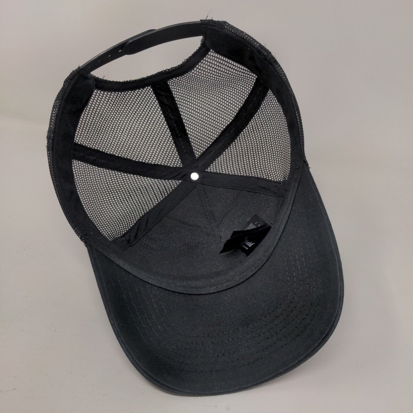 PG Fine Wines Snapback Mesh Back Trucker Hat Black One Size Beechfield