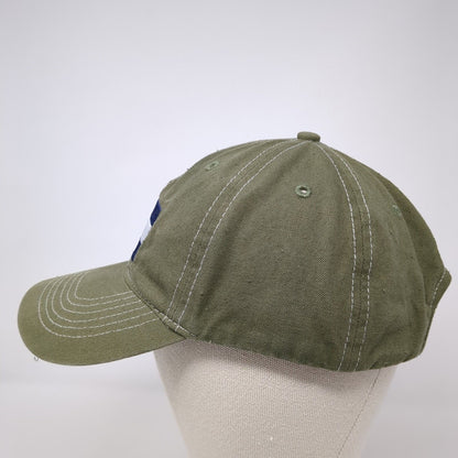 Colorado Flag Strapback Hat Green One Size Adjustable Embroidered