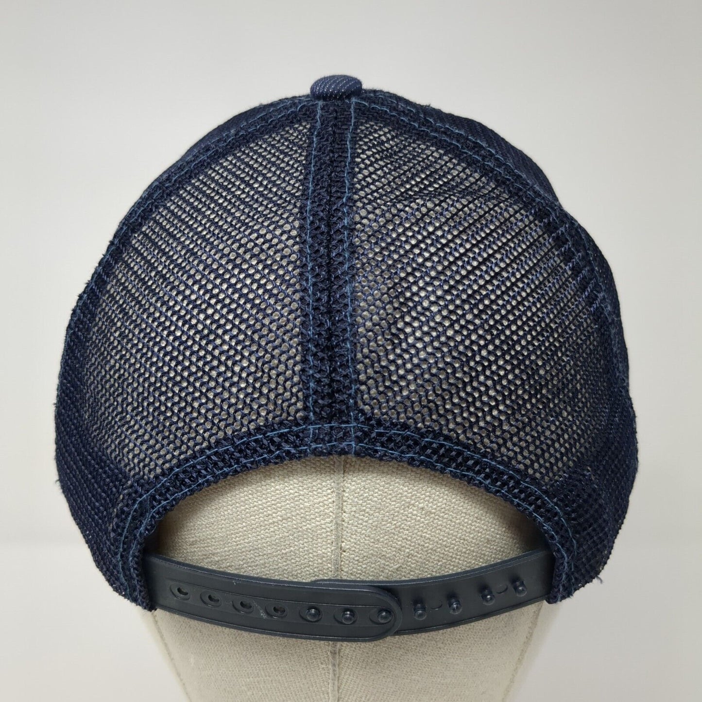 McDonald's Snapback Mesh Back Trucker Hat Blue One Size Employee Uniform