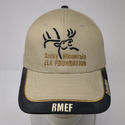 Rocky Mountain Elk Foundation Committee Slideback Hat Tan OS Adjustable Cotton