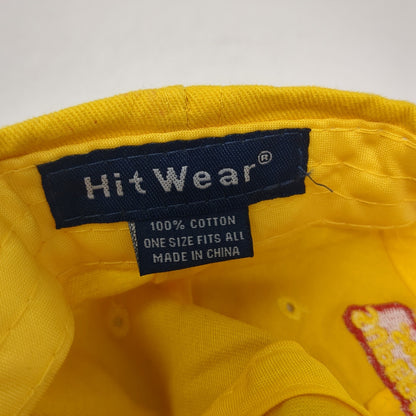 Super Awesome Super Pretzel Hat Baseball Cap Yellow One Size Adjustable Hit Wear