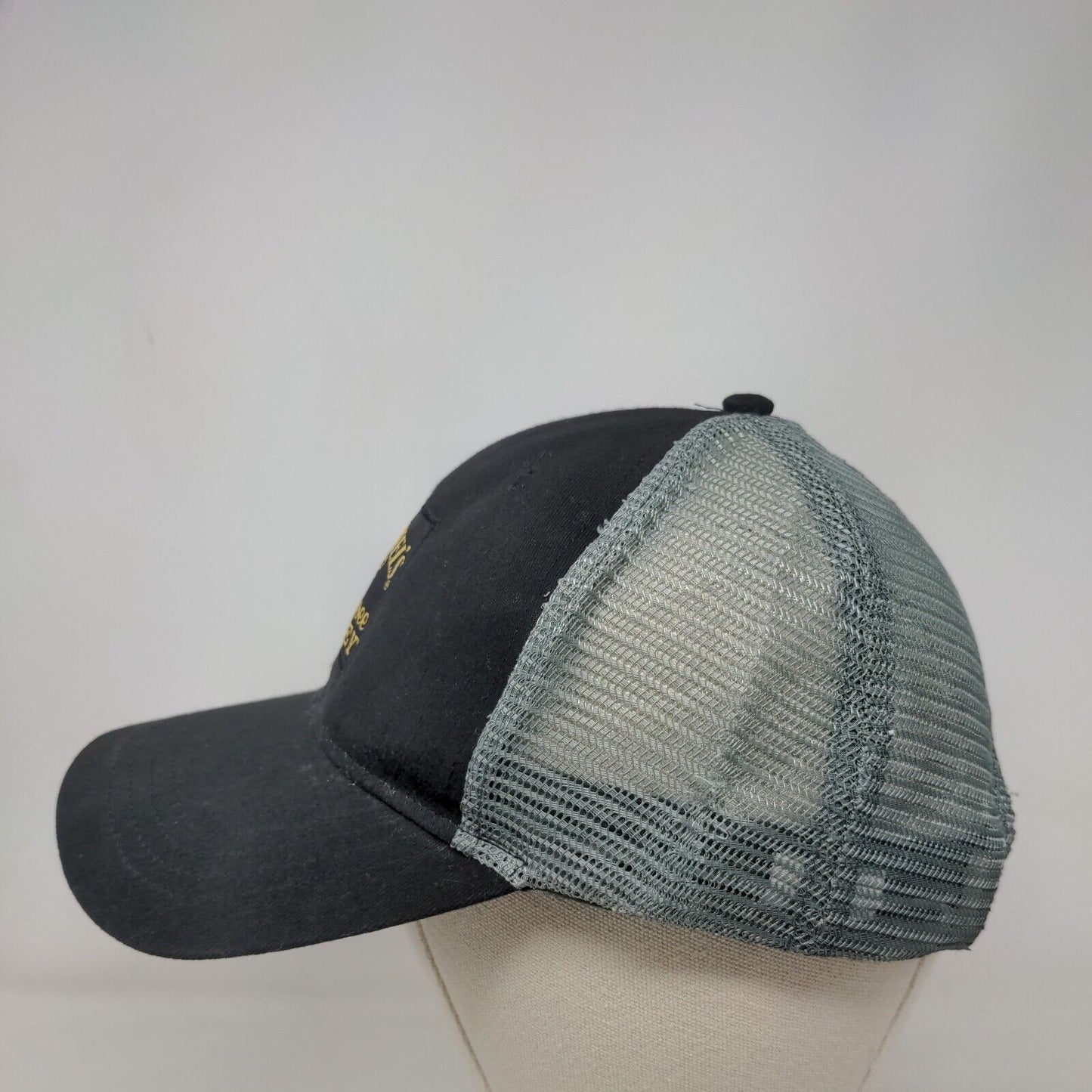 Jack Daniel's Tennessee Honey Strapback Mesh Back Trucker Hat Black OSFA