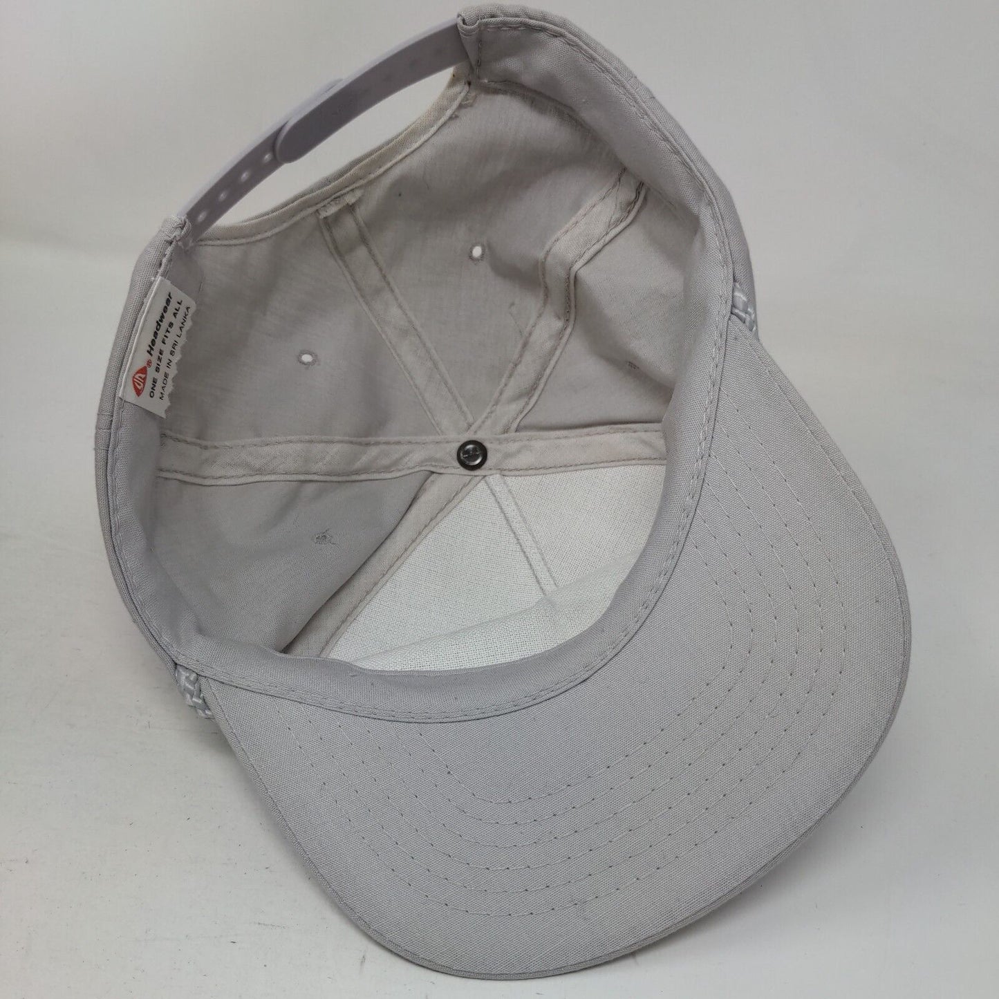 Siemens Stromberg-Carlson Snapback Rope Hat Gray OSFA Solid Adjustable