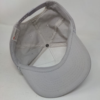 Siemens Stromberg-Carlson Snapback Rope Hat Gray OSFA Solid Adjustable