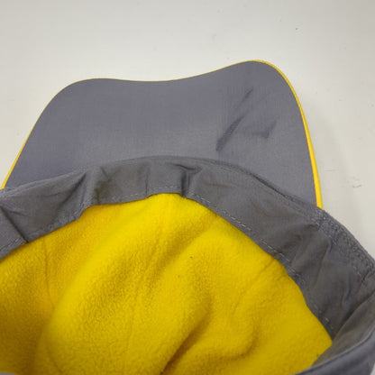 Old Navy Strapback Hat Gray Large Adjustable Embroidered Fleece Lined Nylon