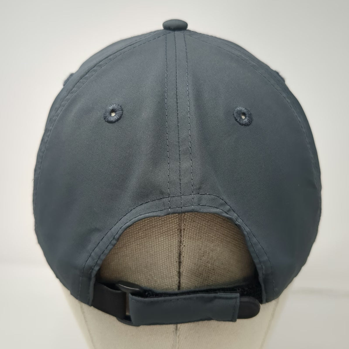 Eddie Bauer Baseball Cap Gray One Size Strapback Embroidered Logo Polyester Hat