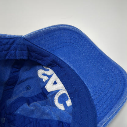 SAC Strapback Hat Blue One Size Adjustable Embroidered Solid Hit Wear