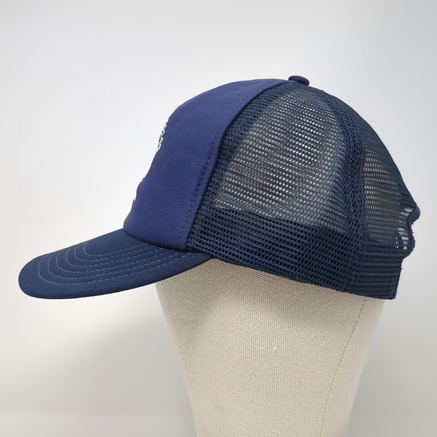 Blue Trucker Hat One Size VFW Post 2146 Idaho Falls ID Mesh Back Snapback Emblem