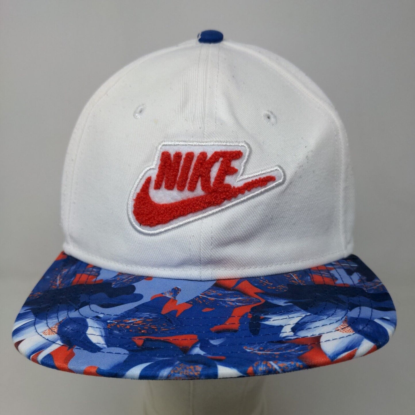 Nike S1ze Pro Boy's Snapback Hat White Multicolor Size OSFM Furry Logo