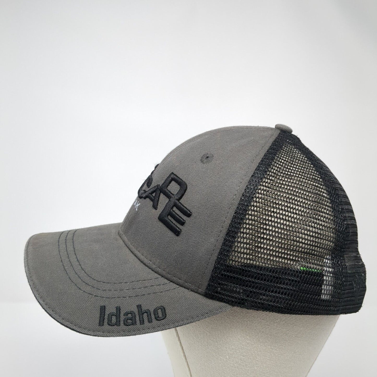 Cascade Raft & Kayak Snapback Trucker Hat Gray One Size Mesh Back