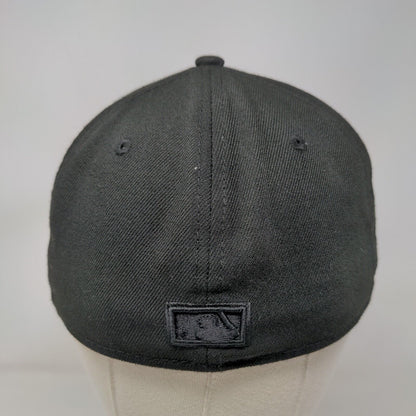 Florida Marlins Fitted Hat Black Size 7 Embroidered Logo New Era 59Fifty MLB