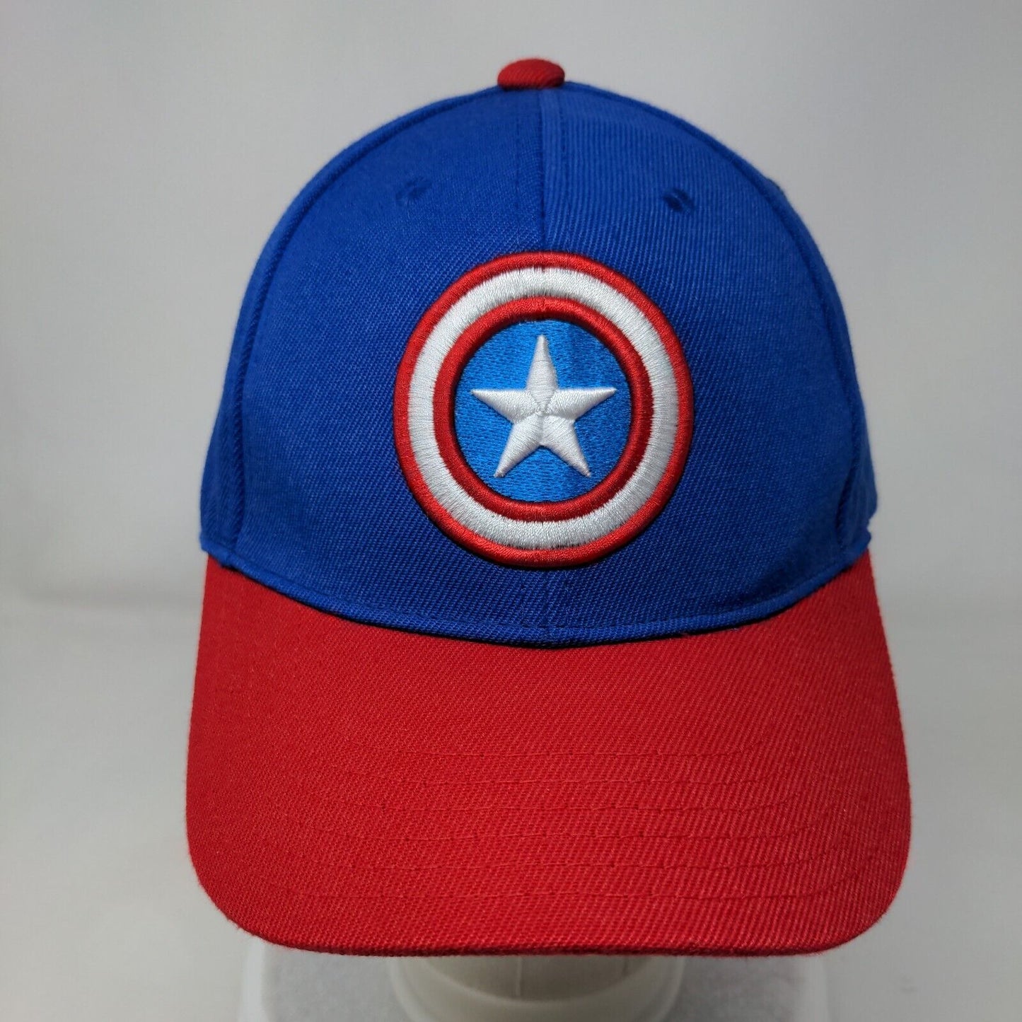 Captain America Adult Snapback Hat Multicolor 57-60cm Adjustable 6 Panel Marvel