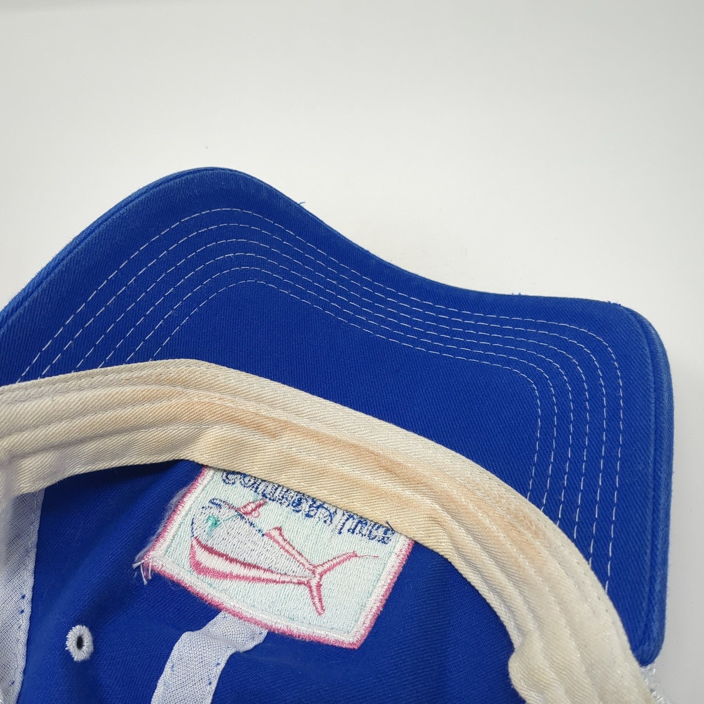 Southern Lure Snapback Trucker Hat Blue One Size Mesh Back Adjustable