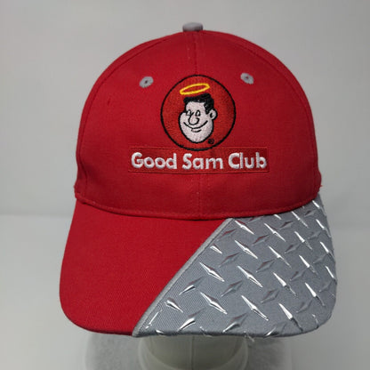 Good Sam Club Strapback Hat Red OSFA Embroidered 6 Panel Cap America