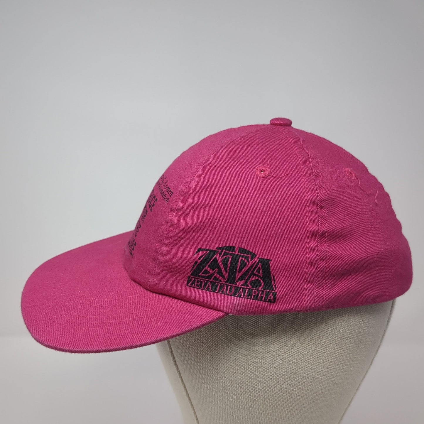 The Susan G. Komen Breast Cancer Foundation Trace For Cure Baseball Cap Pink OS