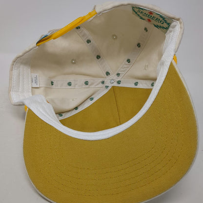 Sendero Provisions Co. 5 Panel Beige Hat OSFM Rooster Embroidery Rope Snapback