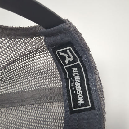 Free Rein Coffee Co Snapback Trucker Hat Black One Size Mesh Back