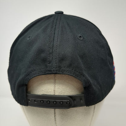 RKD Co. Snapback Black OSFM Hawaii Flag Kona Town Hat Cotton Embroidered Logo