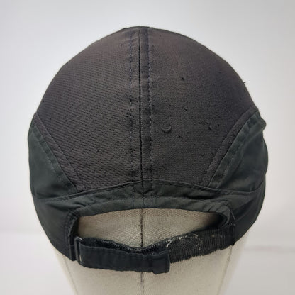 Nike Baseball Cap Black One Size Dri-Fit Mesh Strapback Hat Running Golf Sport