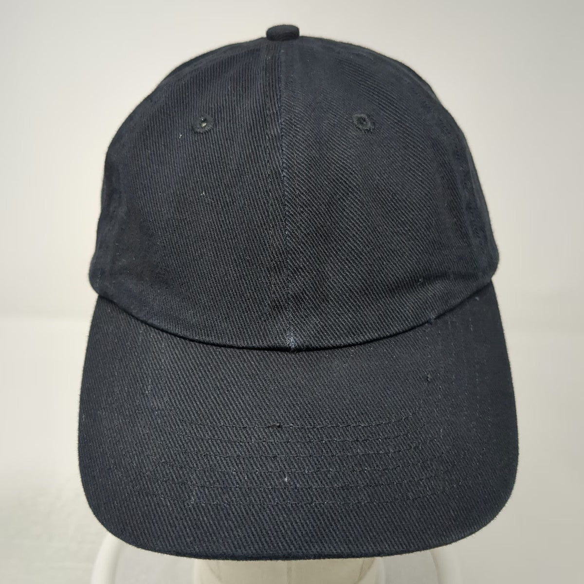 Chef Works Baseball Cap Black One Size Adjustable Slideback Blank Work Hat
