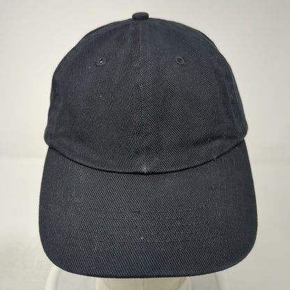 Chef Works Baseball Cap Black One Size Adjustable Slideback Blank Work Hat