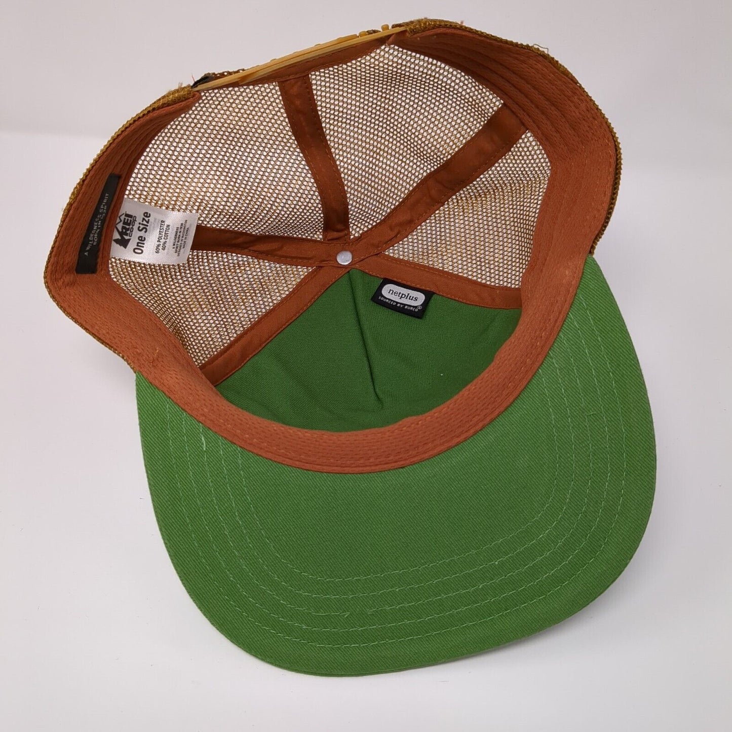 REI Outside With Pride Snapback Trucker Hat Multi One Size Mesh Back