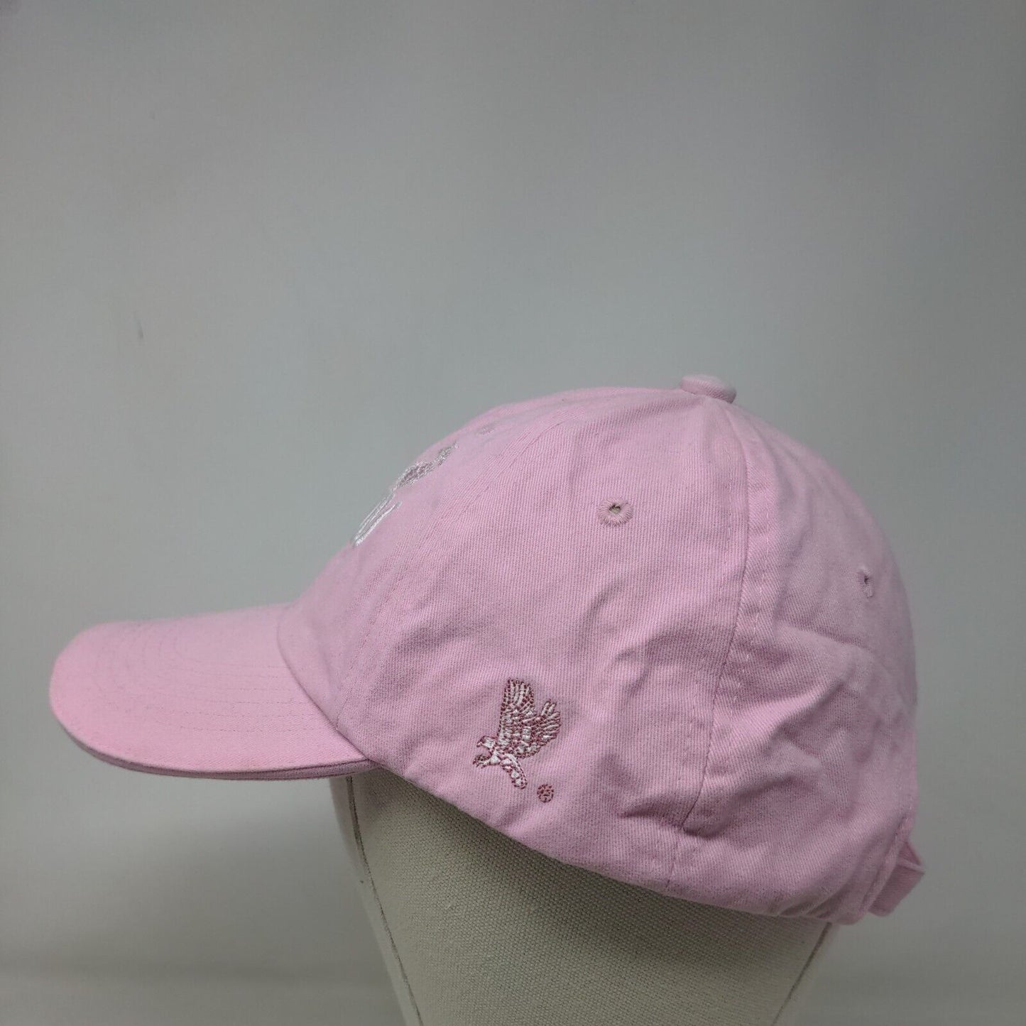 Marines Slideback Hat Pink OSFM Embroidered Eagle Crest Adjustable