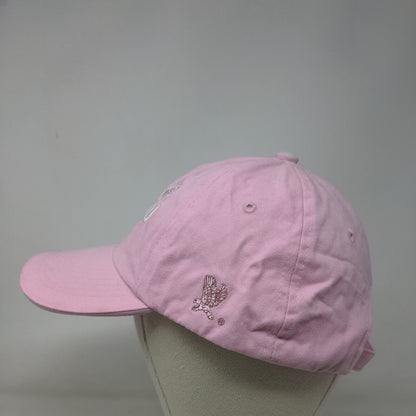 Marines Slideback Hat Pink OSFM Embroidered Eagle Crest Adjustable