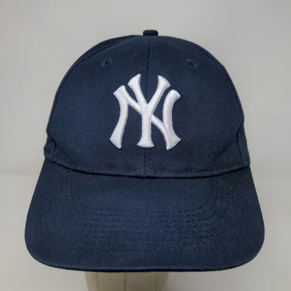 OC Sports Men's Strapback Hat Blue OSFM Embroidered New York Yankees Logo