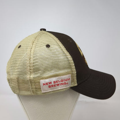 New Belgium Brewing Rampant Imperial IPA Trucker Hat Brown One Size Beer Cap