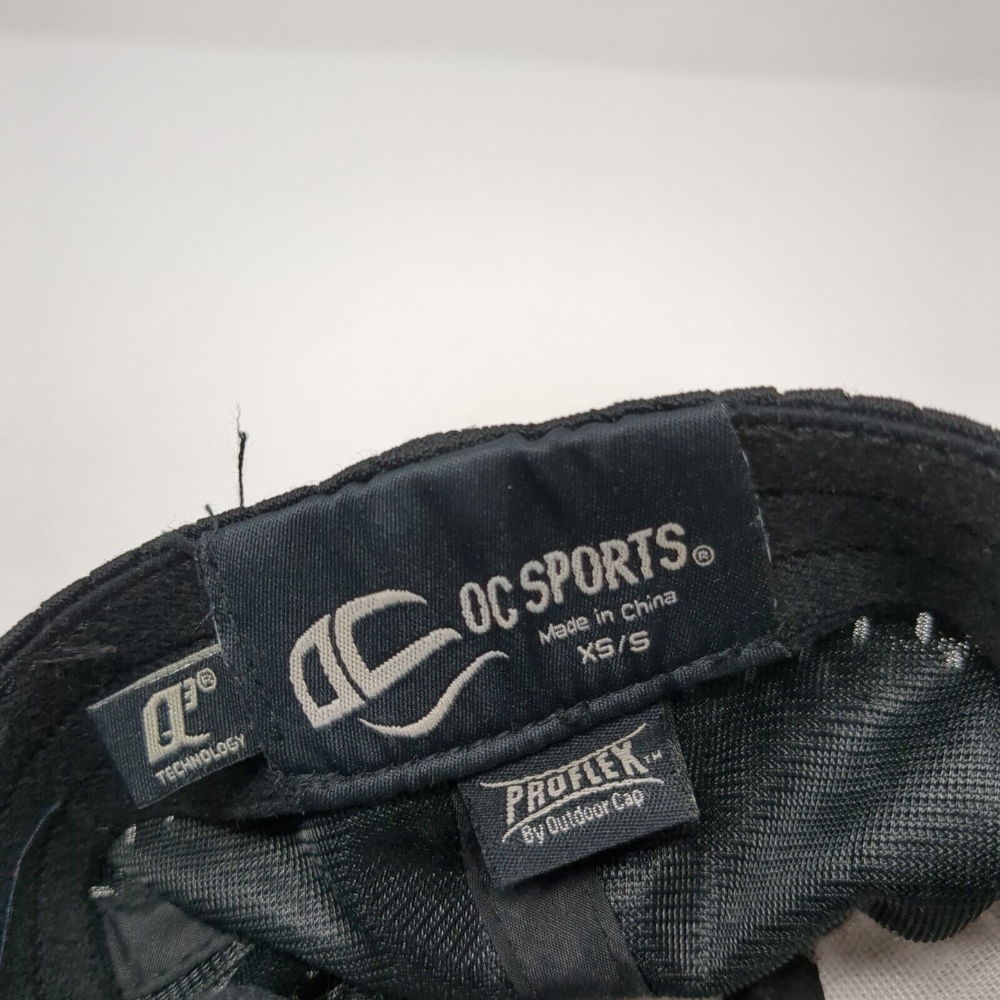 Outdoor Cap Fitted Hat Black XS/S Breathable Q3 Technology Proflex 6 Panel