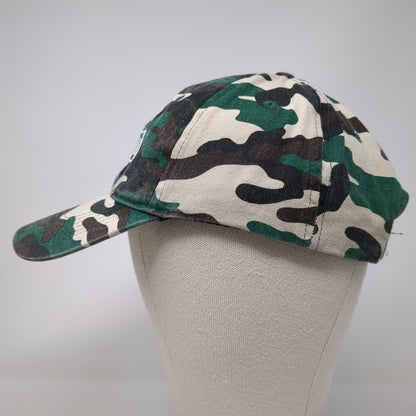 3 Cime Peruzzo Baseball Cap Green Camo One Size Strapback Cotton Bike Logo Hat