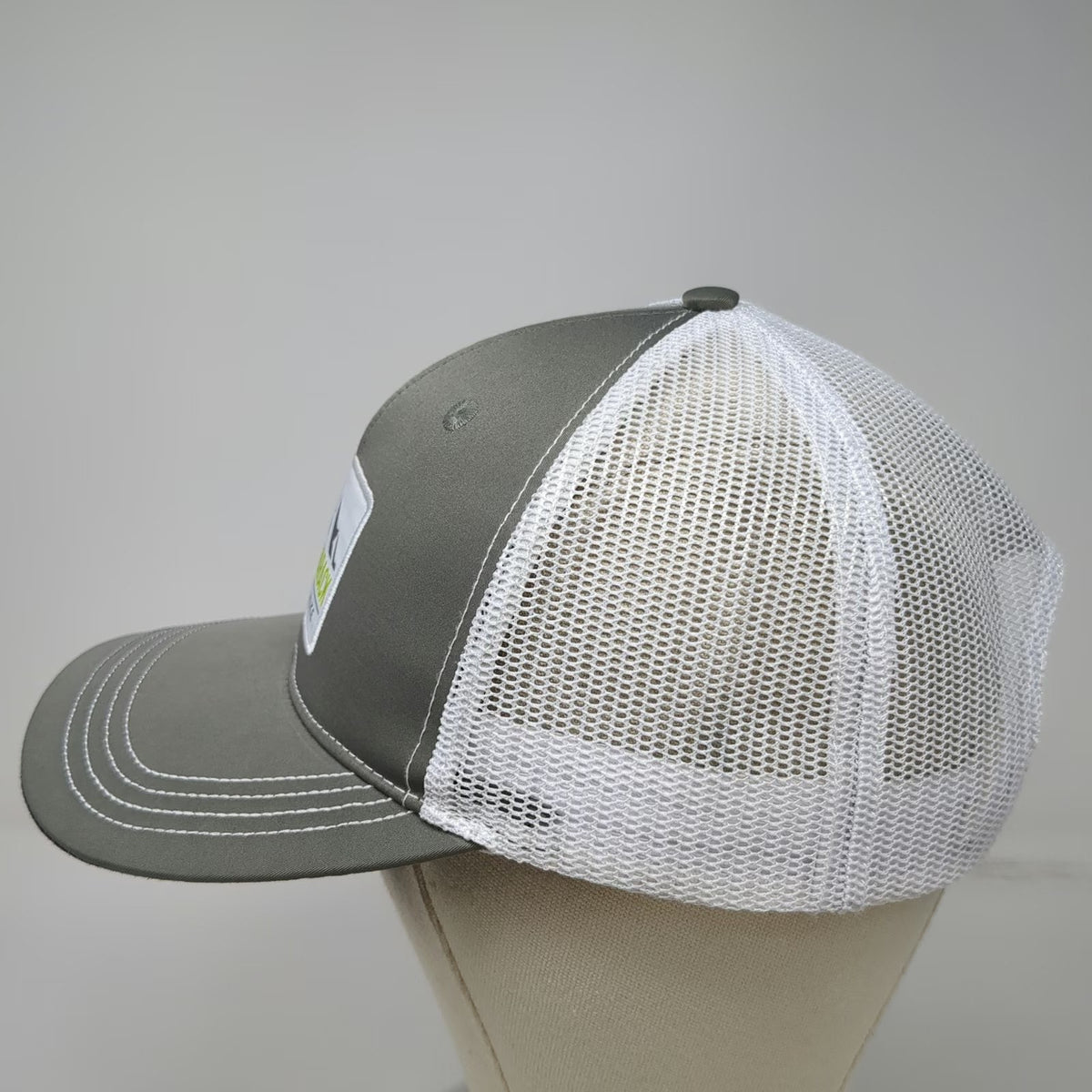 Mentally Strong Trucker Hat Gray One Size Top of Tamarack Mountain Step Forward