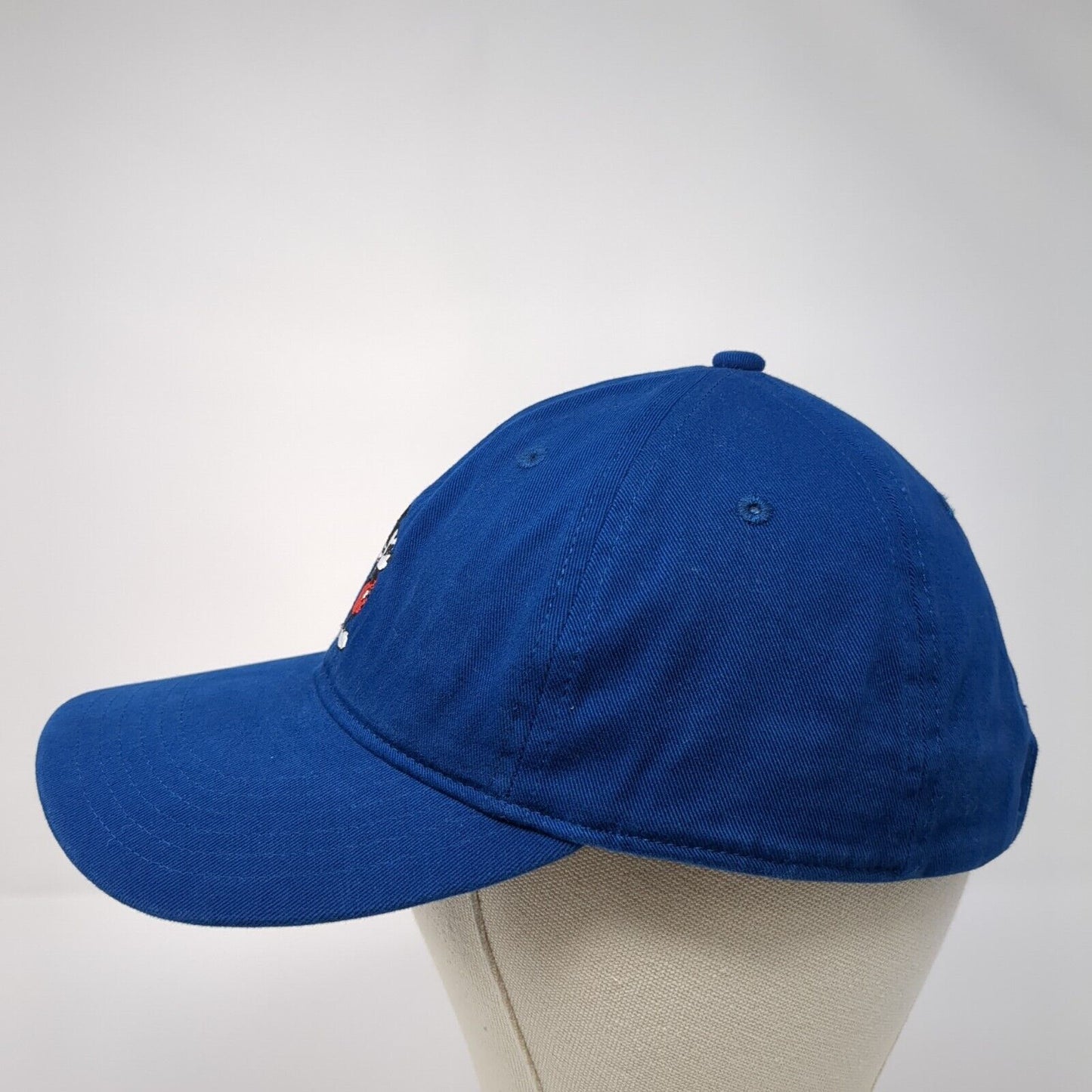 Mickey Mouse Slideback Hat Blue One Size Adjustable Embroidered 6 Panel Disney