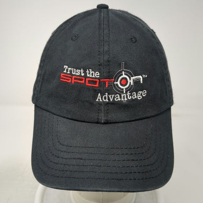 Otto Baseball Cap Black One Size Nikon Hunting Spot On Target Logo Strapback Hat