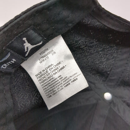 Air Jordan 23 Jumpman Youth Snapback Hat Black One Size Adjustable Polyester