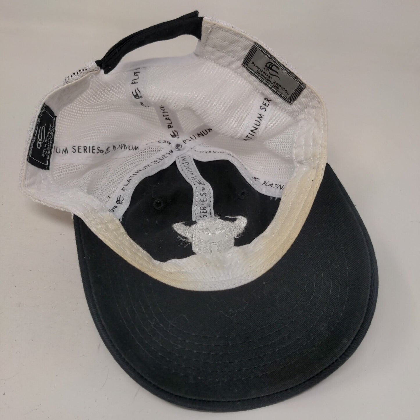 Intimidator Strapback Trucker Hat Black OSFM Adjustable Mesh Back Outdoor Cap