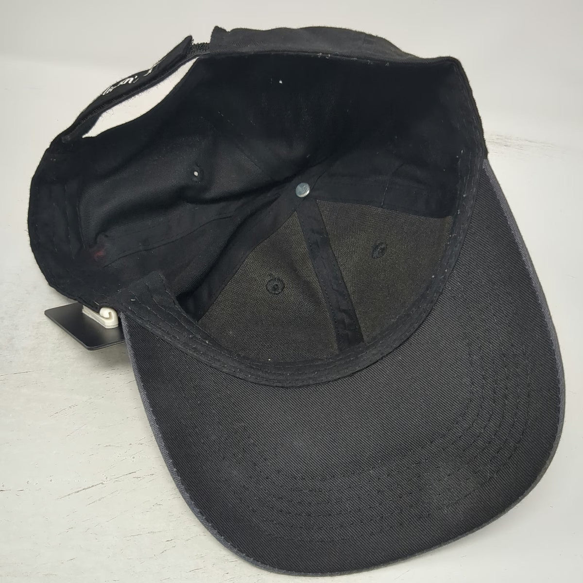 KFC Baseball Cap Gray Black One Size 11 Herbs & Spices Finger Lickin Good Hat