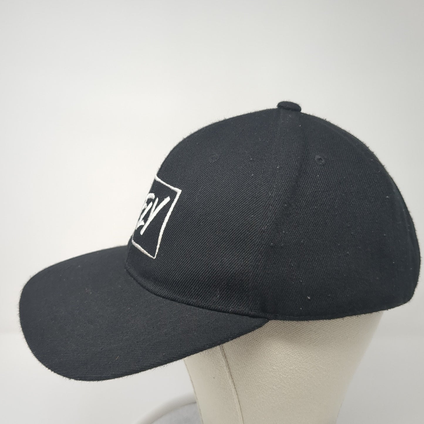 Fly Snapback Hat Black One Size Adjustable Embroidered 6 Panel Outdoor