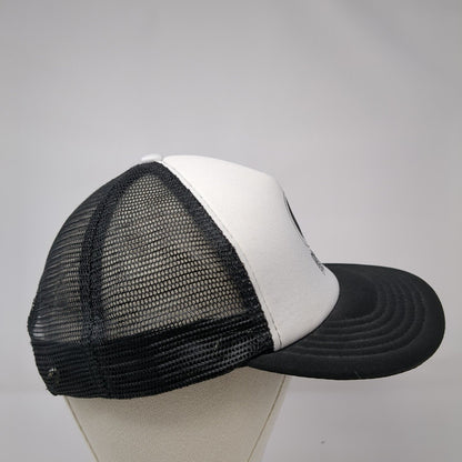 Idaho Freeride Snapback Trucker Hat Black One Size Mesh Back District