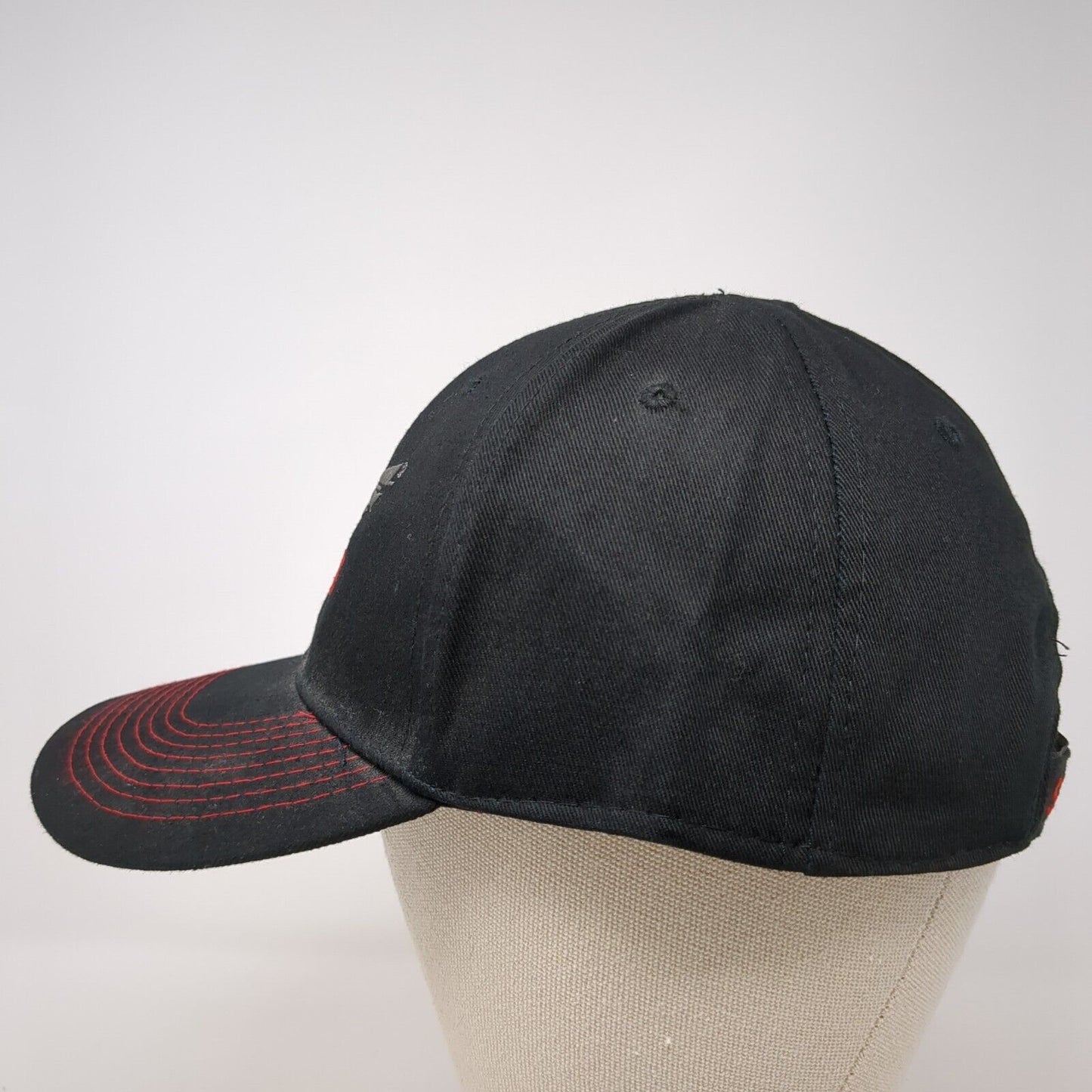 SCCY Strapback Hat Black One Size Adjustable Embroidered Patriotic Cotton
