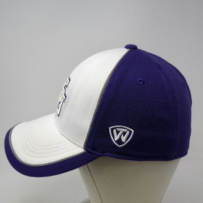 LSU Tigers NCAA Top of the World Cap Purple One Size Stretch Fit Two Tone Hat